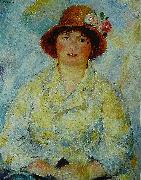 Pierre Auguste Renoir Portrait of Madame Renoir USA oil painting artist